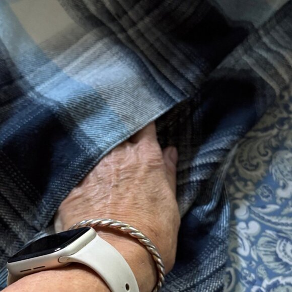 Duluth Trading Co Blue Plaid Heavy Flannel Jacket - Picture 4 of 6